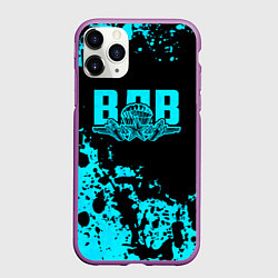 Чехол iPhone 11 Pro матовый ВДВ, цвет: 3D-фиолетовый