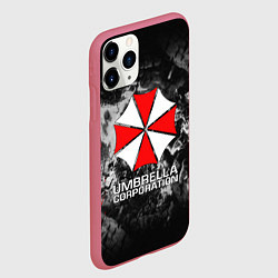 Чехол iPhone 11 Pro матовый UMBRELLA CORP, цвет: 3D-малиновый — фото 2