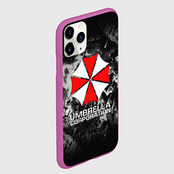 Чехол iPhone 11 Pro матовый UMBRELLA CORP, цвет: 3D-фиолетовый — фото 2