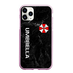 Чехол iPhone 11 Pro матовый UMBRELLA CORP, цвет: 3D-розовый