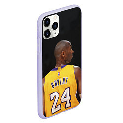 Чехол iPhone 11 Pro матовый Kobe Bryant, цвет: 3D-светло-сиреневый — фото 2