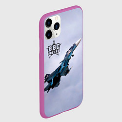 Чехол iPhone 11 Pro матовый ВВС России, цвет: 3D-фиолетовый — фото 2