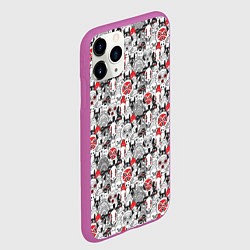 Чехол iPhone 11 Pro матовый Studio Ghibli, цвет: 3D-фиолетовый — фото 2