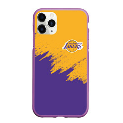 Чехол iPhone 11 Pro матовый LA LAKERS