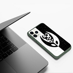 Чехол iPhone 11 Pro матовый Hollow Knight, цвет: 3D-темно-зеленый — фото 2