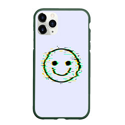 Чехол iPhone 11 Pro матовый Smile, цвет: 3D-темно-зеленый