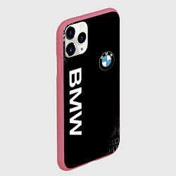 Чехол iPhone 11 Pro матовый BMW, цвет: 3D-малиновый — фото 2