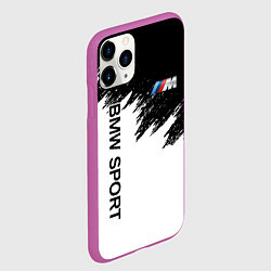 Чехол iPhone 11 Pro матовый BMW, цвет: 3D-фиолетовый — фото 2