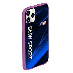 Чехол iPhone 11 Pro матовый BMW БМВ, цвет: 3D-фиолетовый — фото 2