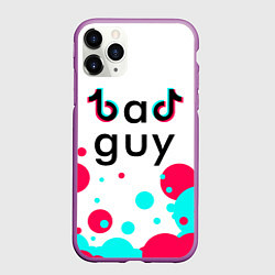 Чехол iPhone 11 Pro матовый ТИК ТОК, цвет: 3D-фиолетовый