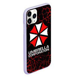 Чехол iPhone 11 Pro матовый UMBRELLA CORPORATION, цвет: 3D-светло-сиреневый — фото 2