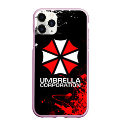 Чехол iPhone 11 Pro матовый UMBRELLA CORPORATION, цвет: 3D-розовый