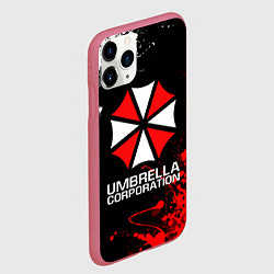 Чехол iPhone 11 Pro матовый UMBRELLA CORPORATION, цвет: 3D-малиновый — фото 2