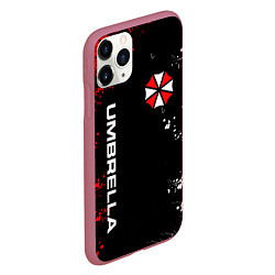 Чехол iPhone 11 Pro матовый UMBRELLA CORPORATION, цвет: 3D-малиновый — фото 2