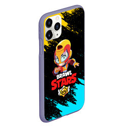 Чехол iPhone 11 Pro матовый BRAWL STARS MAX, цвет: 3D-серый — фото 2