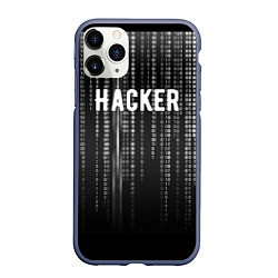Чехол iPhone 11 Pro матовый Hacker