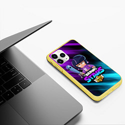 Чехол iPhone 11 Pro матовый BRAWL STARS BIBI, цвет: 3D-желтый — фото 2