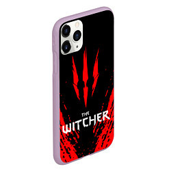 Чехол iPhone 11 Pro матовый THE WITCHER, цвет: 3D-сиреневый — фото 2