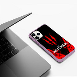 Чехол iPhone 11 Pro матовый THE WITCHER, цвет: 3D-сиреневый — фото 2