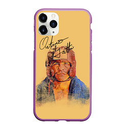 Чехол iPhone 11 Pro матовый Arturo Gatti, цвет: 3D-фиолетовый