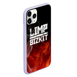 Чехол iPhone 11 Pro матовый LIMP BIZKIT, цвет: 3D-светло-сиреневый — фото 2