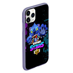 Чехол iPhone 11 Pro матовый Brawl Stars LEON, цвет: 3D-серый — фото 2