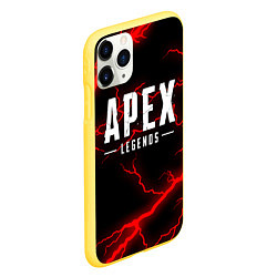 Чехол iPhone 11 Pro матовый APEX LEGENDS, цвет: 3D-желтый — фото 2