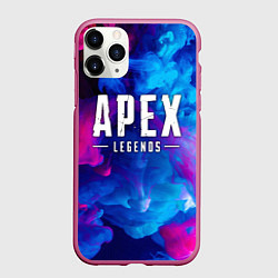 Чехол iPhone 11 Pro матовый APEX LEGENDS, цвет: 3D-малиновый