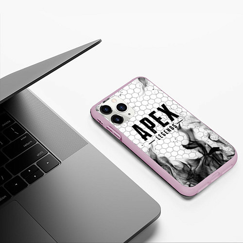 Чехол iPhone 11 Pro матовый APEX LEGENDS / 3D-Розовый – фото 3