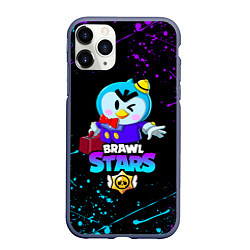 Чехол iPhone 11 Pro матовый BRAWL STARS MRP, цвет: 3D-серый