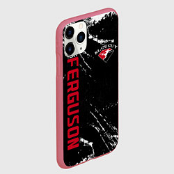 Чехол iPhone 11 Pro матовый Tony Ferguson, цвет: 3D-малиновый — фото 2