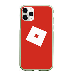 Чехол iPhone 11 Pro матовый Roblox, цвет: 3D-салатовый