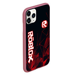 Чехол iPhone 11 Pro матовый ROBLOX, цвет: 3D-малиновый — фото 2