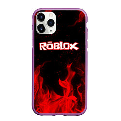 Чехол iPhone 11 Pro матовый ROBLOX, цвет: 3D-фиолетовый