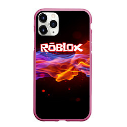 Чехол iPhone 11 Pro матовый ROBLOX, цвет: 3D-малиновый