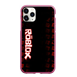 Чехол iPhone 11 Pro матовый Roblox, цвет: 3D-малиновый