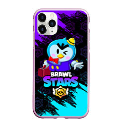 Чехол iPhone 11 Pro матовый BRAWL STARS MRP, цвет: 3D-розовый