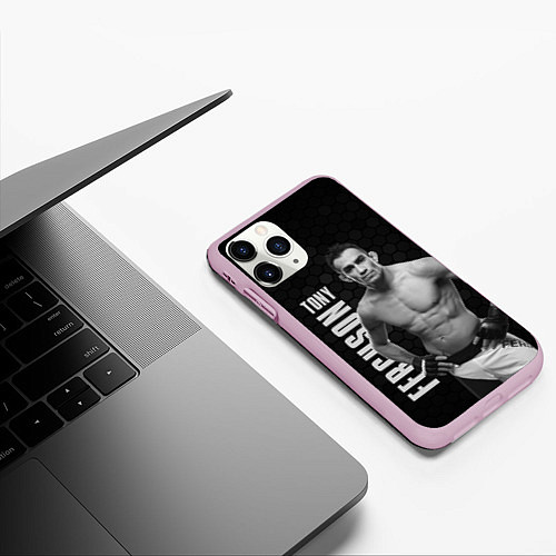 Чехол iPhone 11 Pro матовый EL CUCUY Tony Ferguson / 3D-Розовый – фото 3