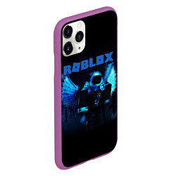 Чехол iPhone 11 Pro матовый ROBLOX, цвет: 3D-фиолетовый — фото 2