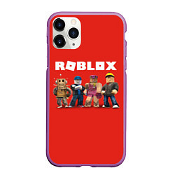 Чехол iPhone 11 Pro матовый ROBLOX, цвет: 3D-фиолетовый