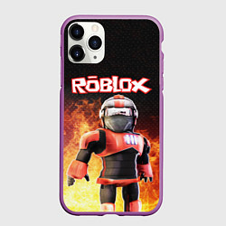 Чехол iPhone 11 Pro матовый ROBLOX, цвет: 3D-фиолетовый
