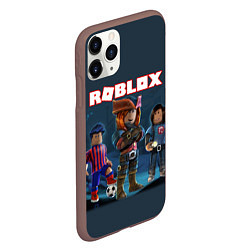 Чехол iPhone 11 Pro матовый ROBLOX, цвет: 3D-коричневый — фото 2