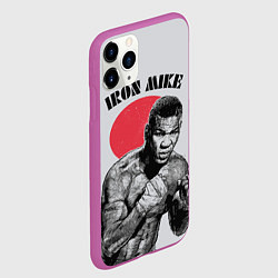 Чехол iPhone 11 Pro матовый Iron Mike, цвет: 3D-фиолетовый — фото 2