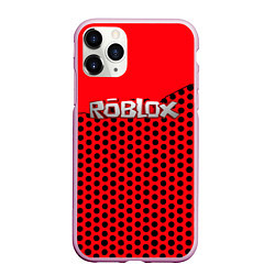 Чехол iPhone 11 Pro матовый Roblox Red, цвет: 3D-розовый