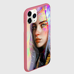 Чехол iPhone 11 Pro матовый Billie Pinky Wave, цвет: 3D-малиновый — фото 2