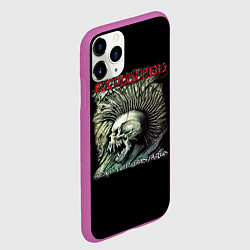 Чехол iPhone 11 Pro матовый The Exploited, цвет: 3D-фиолетовый — фото 2
