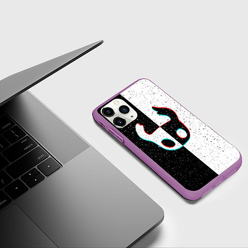 Чехол iPhone 11 Pro матовый Hollow Knight / 3D-Фиолетовый – фото 3