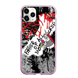 Чехол iPhone 11 Pro матовый Green Day - Father of All MF, цвет: 3D-розовый