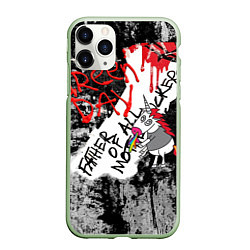 Чехол iPhone 11 Pro матовый Green Day - Father of All MF, цвет: 3D-салатовый