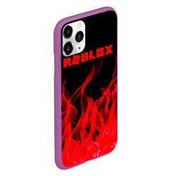 Чехол iPhone 11 Pro матовый ROBLOX, цвет: 3D-фиолетовый — фото 2